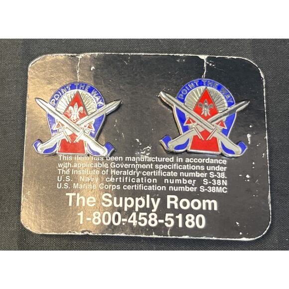 76th Infantry Brigade Unit Crest Combat Team DUI Pin Lot Of 2 - Picture 1 of 4